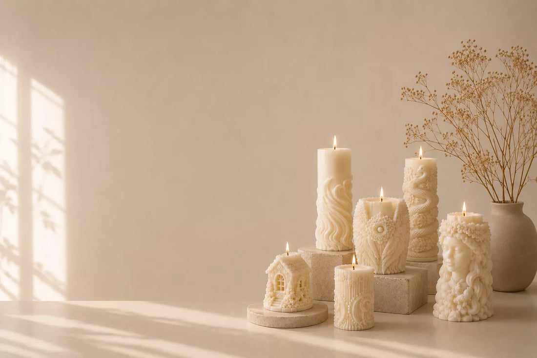 Step Into a Fairytale: The Magic of Our Hand-Poured House Sculpture Candle