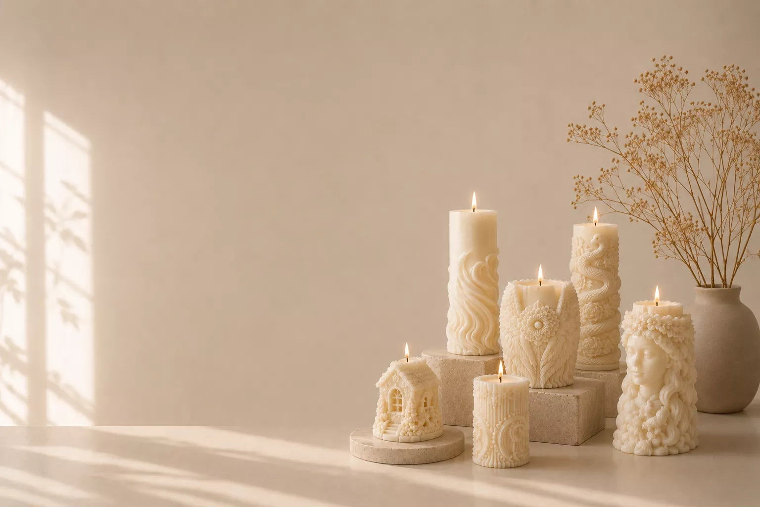 Step Into a Fairytale: The Magic of Our Hand-Poured House Sculpture Candle