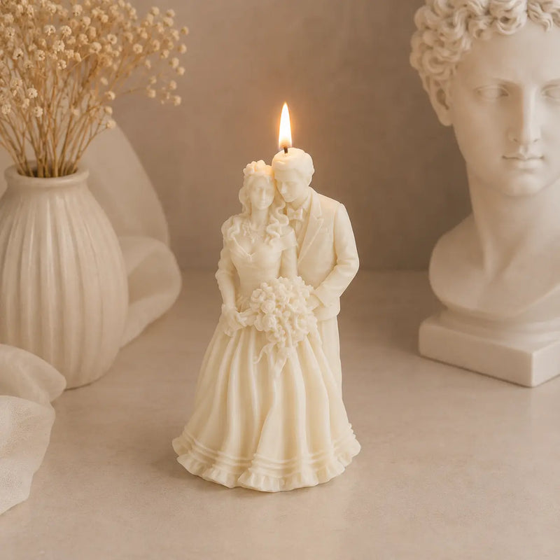 Premium scented soy wax candle in glass jar for home decor