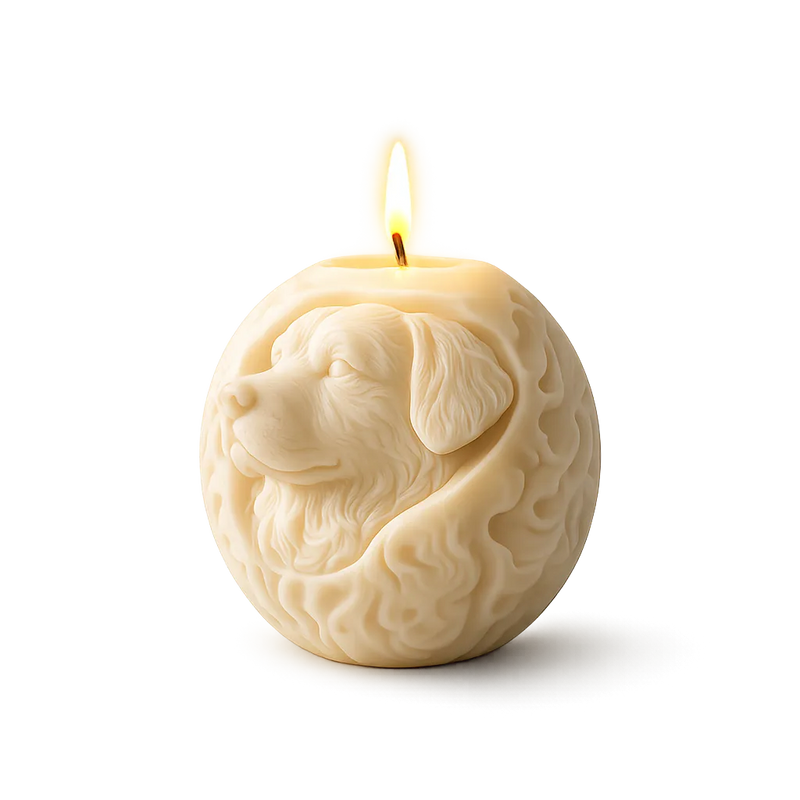 Aromatic soy wax candle for relaxing atmosphere