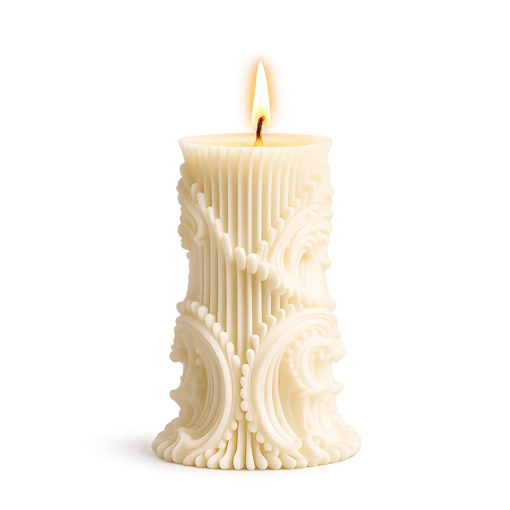 Luxury handmade soy wax candle for wedding gifts