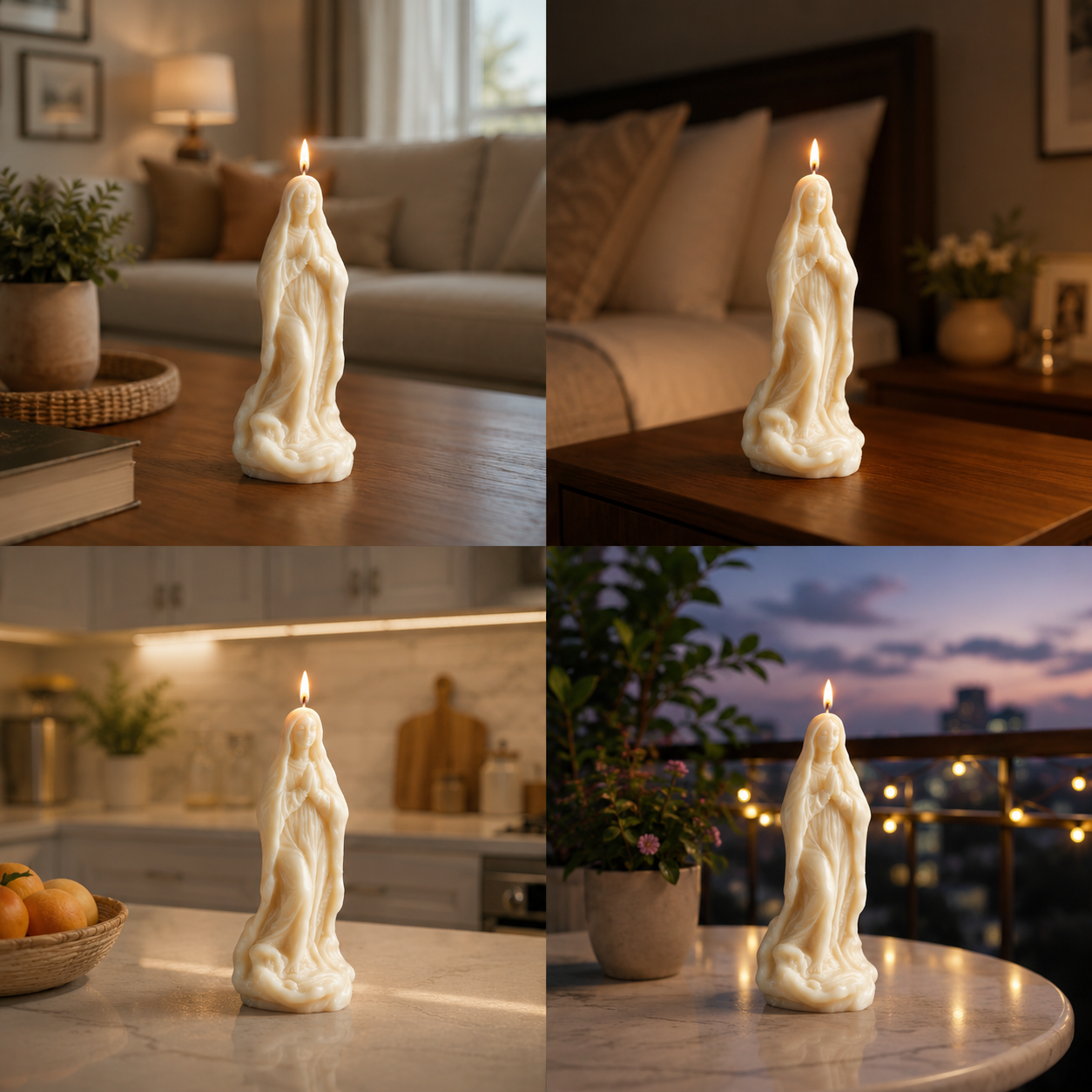 Praying Virgin Vanilla Scented Candle – 82g DCPL Candles
